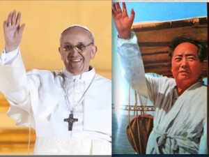 Waving the revolution forward.